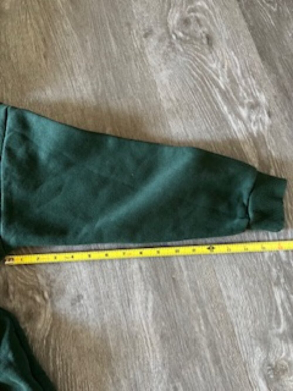 🧡3/15 Zara Line Art Face Dark Green Hoodie Women's S - Picture 5 of 8